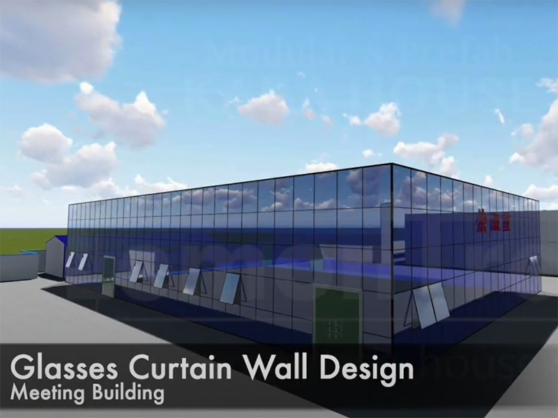 Imágenes de efectos de diseño de edificios modulares de contenedores